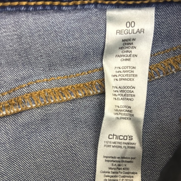 Chico's The Platinum Jegging Size 28 Classic Staple , Minimalist, Everyday wear - Picture 5 of 6